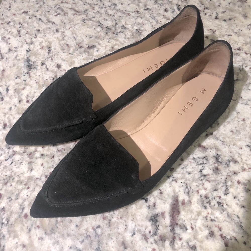M. Gemi Italian Designer Handmade Suede Flats